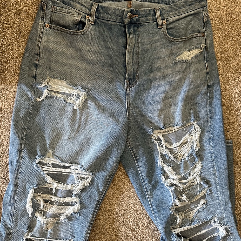 American Eagle Outfitters High Rise Blue Jeans